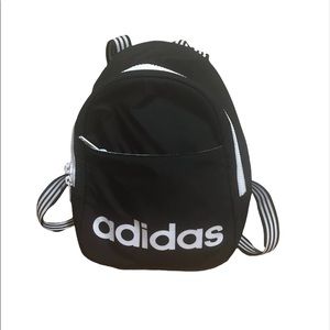 Adidas core mini Backpack Black and white Bag unisex